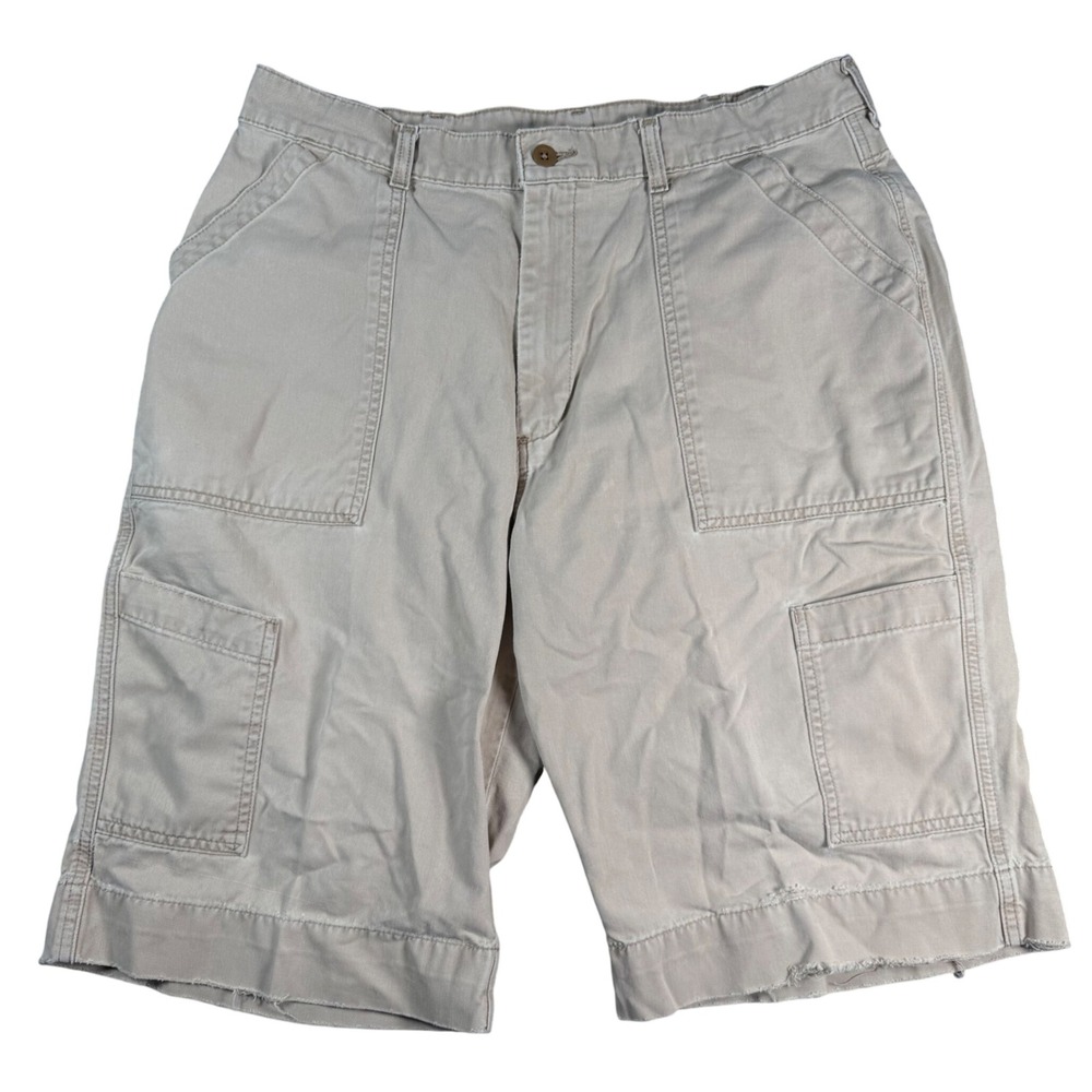 Polo Jeans Company Field Shorts Mens 34 Tan Cargo Cotton Twill Ralph Lauren